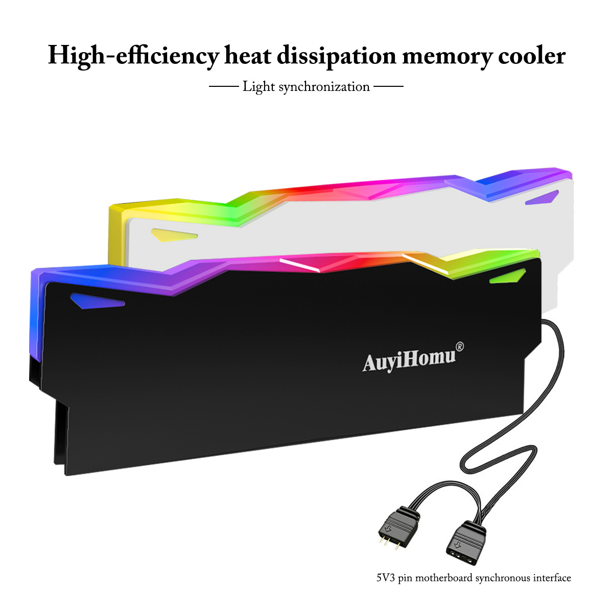 Ddr5 Memory - AuyiHomu RGB Soğutucu, 5V 3Pin ARGB