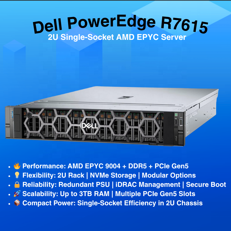 Orijinal PowerEdge R7615 2U Ra - Ddr5 Memory incelemesi ve fiyatı