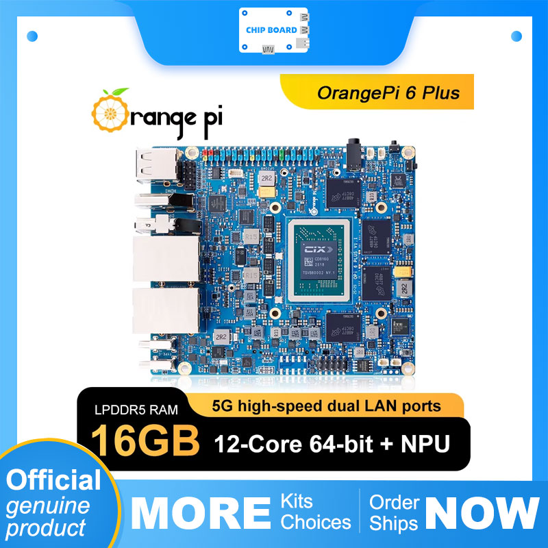 Orange Pi 6 Plus: 16GB/32GB DD - Ddr5 32Gb incelemesi ve fiyatı