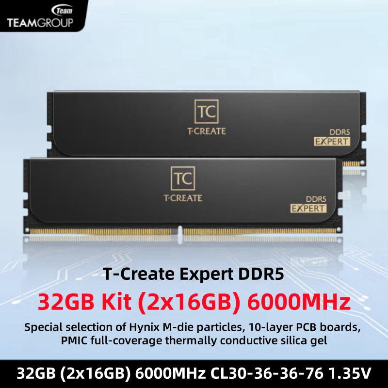 TEAMGROUP T-Create Expert CL30 - Ddr5 Memory incelemesi ve fiyatı